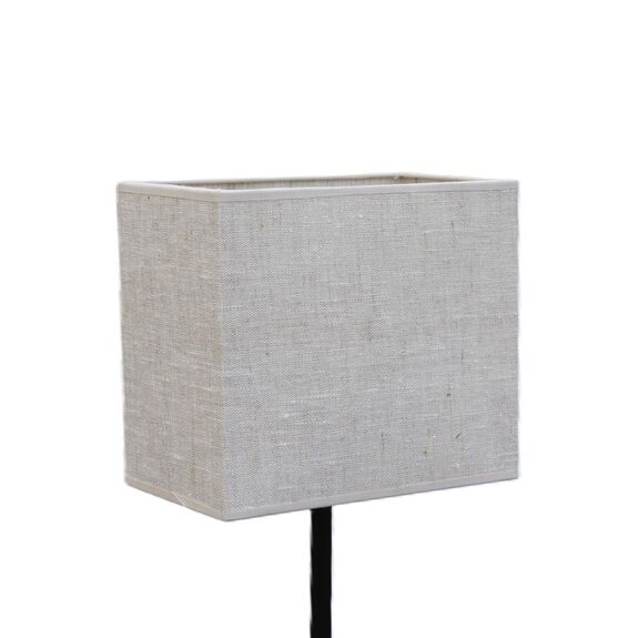 Abat-jour rectangle en lin naturel