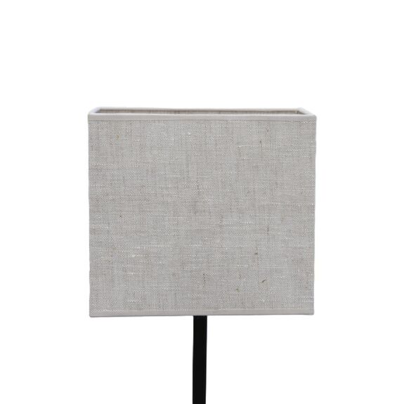 Abat-jour rectangle en lin naturel