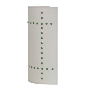 Applique à pois vert