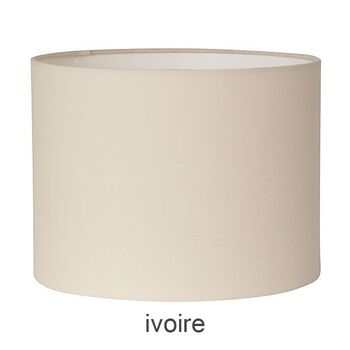 Applique ronde en coton orange