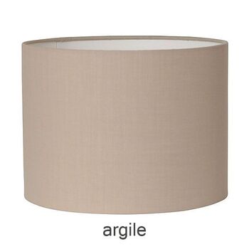 Applique ronde en coton orange