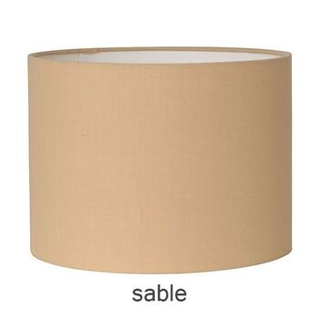 Applique ronde en coton orange