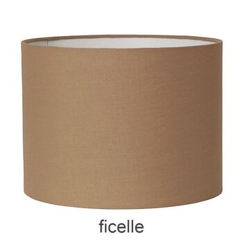Applique ronde en coton orange