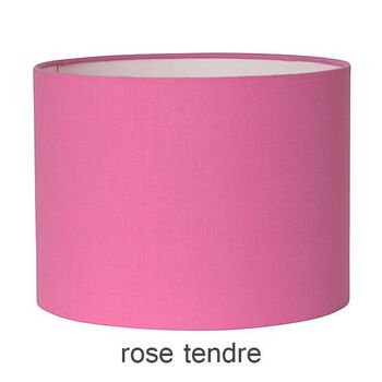 Applique ronde en coton orange