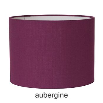 Applique ronde en coton orange