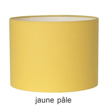 Applique ronde en coton orange