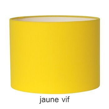 Applique ronde en coton orange