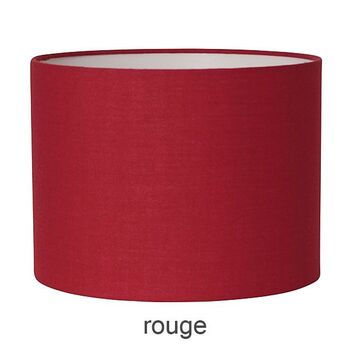 Applique ronde en coton orange