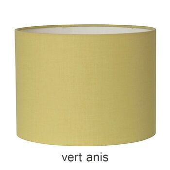 Applique ronde en coton orange