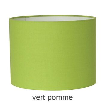 Applique ronde en coton orange