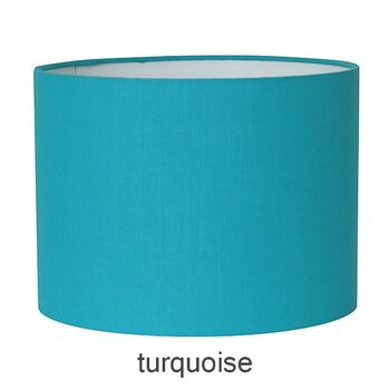 Applique ronde en coton orange
