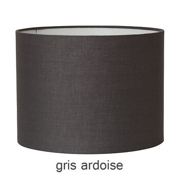 Applique ronde en coton orange
