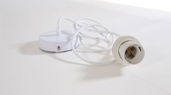 Suspension conique avec diffuseur en papier de soie