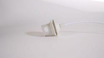 Suspension conique avec diffuseur en papier de soie