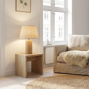Abat-jour Conique en Jute Naturelle