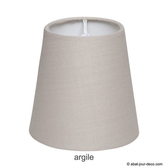 Set de 6 abat- Abat-jours à pince gris pour Lampes, Siècle des Lumières et Lustres Set de 6 abat- Abat-jours à pince gris pour Lampes, Siècle des Lumières et Lustres