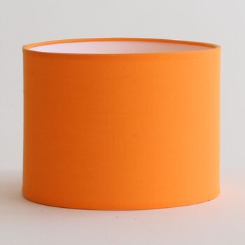 Abat-jour conique vintage carton plissé orange lampe à poser Abat-jour conique vintage carton plissé orange lampe à poser