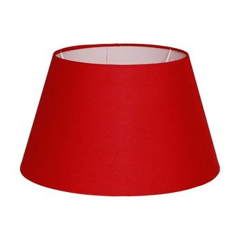 Abat-jour Tissu Brodé Créatif - 23x23 Cm, Rouge, Pour Lampe De Table, Fabrication Artisanale, Décoration Intérieure
