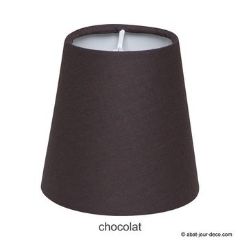Abat-jour En Tissu à Pince - Lot De 2 Pour Applique Murale, Lustre & Lampe Bougie | Diam. 10-12.5cm