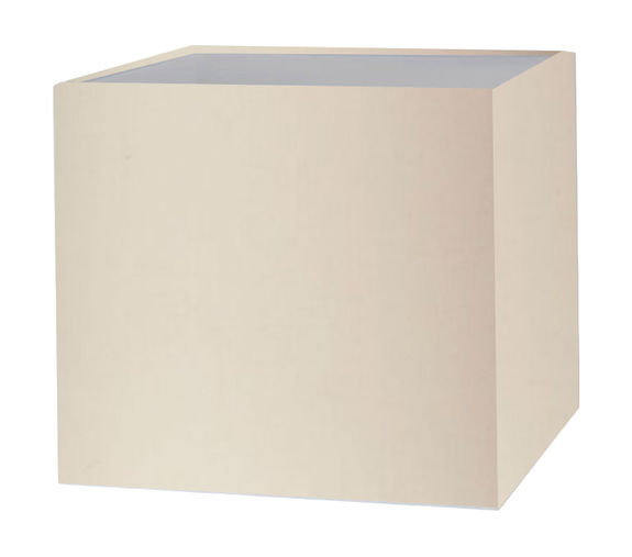 Armature Abat-jour Carré 20 Cm - Support Supérieur Verni Blanc, Pour Création Luminaire DIY - 6