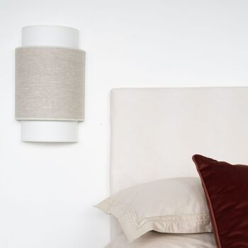 Applique murale double cylindre Capucine
