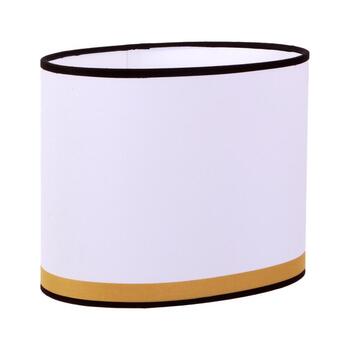 Abat-jour ovale Mme Merkin sur mesure 45x14x46cm