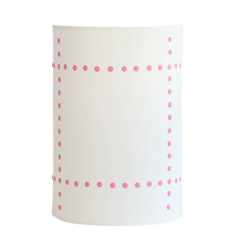 Applique à pois linéaire rose