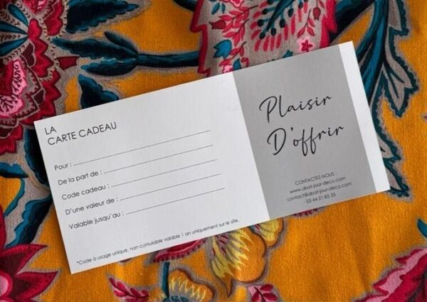 La carte cadeau