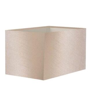 Abat-jour rectangle en soie bronze