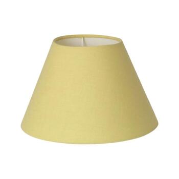 Abat-jour conique en coton vert anis