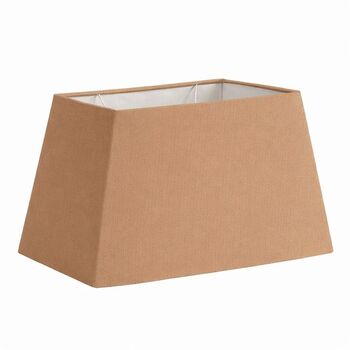 abat-jour ficelle rectangle pyramide en coton