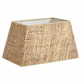 abat-jour raphia banin rectangle pyramide