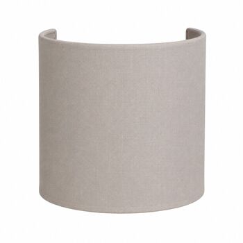 Applique demi-cylindre en coton argile