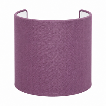 Applique demi-cylindre en coton aubergine
