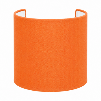 Applique demi-cylindre en coton orange