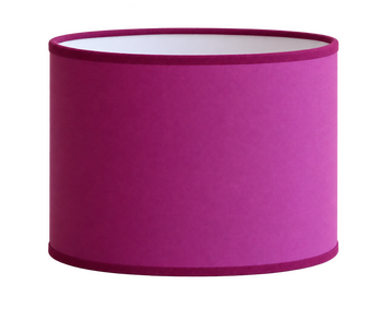 Abat-jour rond en coton aubergine 15 CM