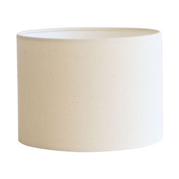 Abat-jour rond en coton moucheté 15 CM