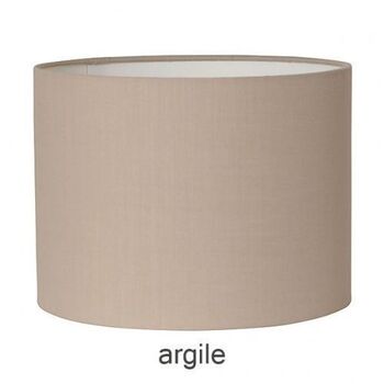 Abat-jour rond en coton argile 15 CM