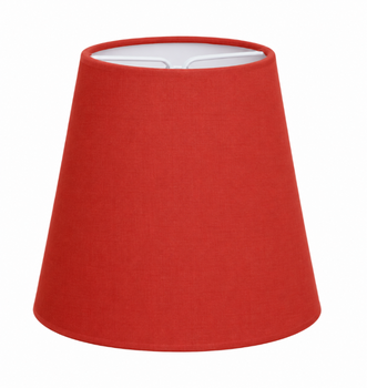 Abat-jour pince flamme en coton TERRACCOTA 18X10X15 PENTE
