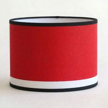 Abat-jour ASTRO Rouge et noir