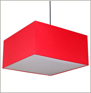 Plafonnier avec abat-jour en velours rouge avec or 25 cm - Combi noir Plafonnier avec abat-jour en velours rouge avec or 25 cm - Combi noir
