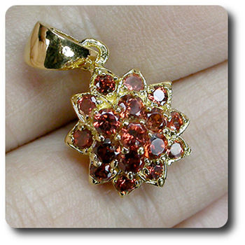 GARNET PENDANT