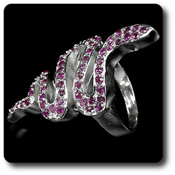 RUBY COBRA RING