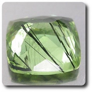3.55 cts PERIDOT RUTILE. VS