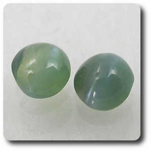 0.51 cts 2 ALEXANDRITE  OEIL DE CHAT
