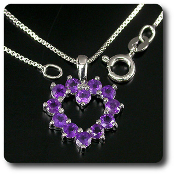 PENDENTIF AMETHYSTE + CHAINE