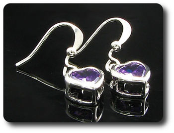 BOUCLES D'OREILLE AMETHYSTE