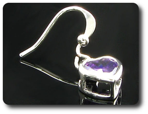 BOUCLES D'OREILLE AMETHYSTE