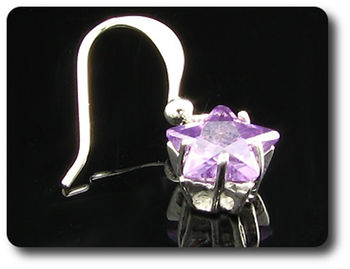 BOUCLES D'OREILLE AMETHYSTE
