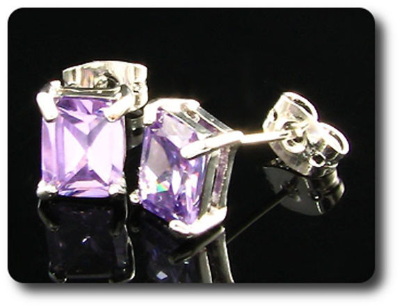 BOUCLES D'OREILLE AMETHYSTE